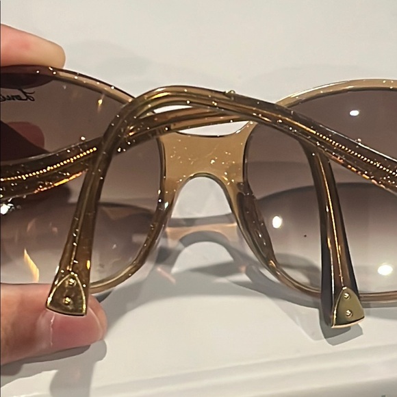 Authentic LOUIS VUITTON 
Gina Sunglasses Z0052W Light Glitter Honey ? main image 5